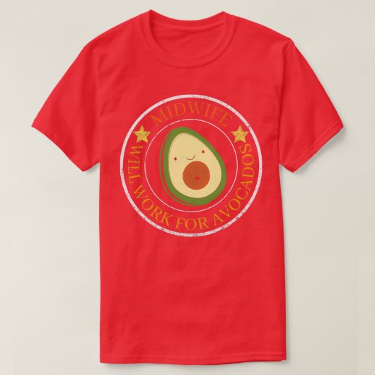 Avocado midechtgenote design avocado minnaar dit i t-shirt (Design voorkant)