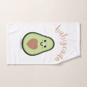 Avocado mit Herz Babycado für ein Baby Handdoek (Handdoek)