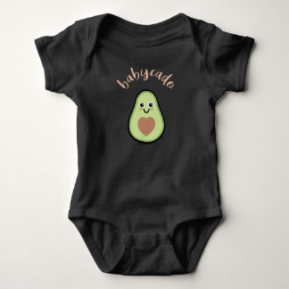Avocado mit Herz Babycado für ein Baby Romper