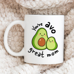 Avocado - Moederdag Waarderingscadeau Tweekleurige Koffiemok