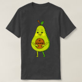 Avocado Moederschap Zwangerschap Liefde T-shirt (Design voorkant)