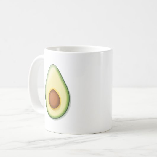 Avocado-Mok Koffiemok (Voorkant links)