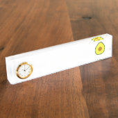 Avocado Naambordje (Zijkant)