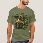 Avocado Ninja — Schaduw van de Jungle T-shirt (Voorkant)