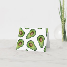 Avocado Note Card Kaart