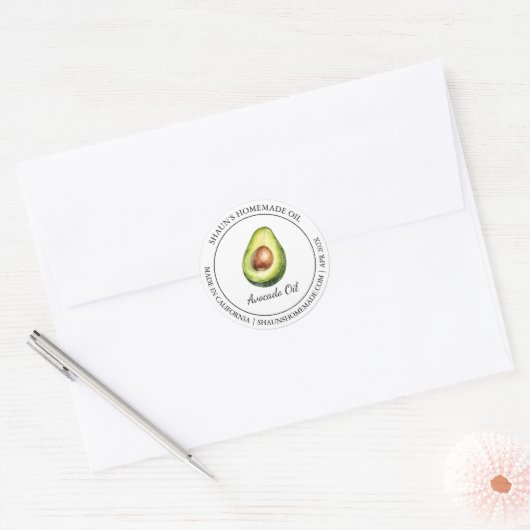 Avocado Oil Modern label (Envelop)
