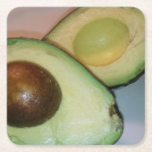 Avocado-Onderzetters Kartonnen Onderzetters (Voorkant)