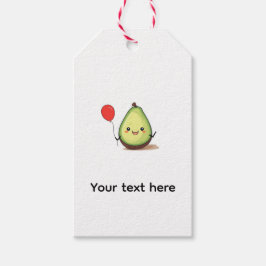 Avocado-ontwerp, avocado-thema cadeaulabel