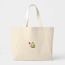 Avocado ontwerp, avocado thema grote tote bag