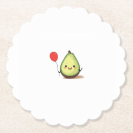Avocado ontwerp, avocado thema kartonnen onderzetters