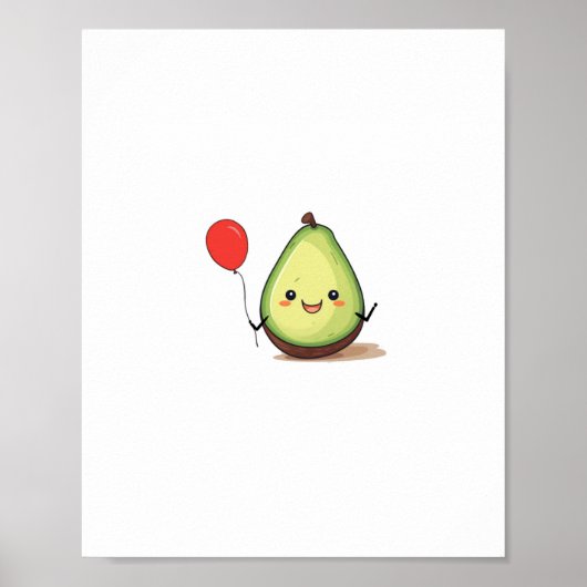 Avocado-ontwerp, avocado-thema poster (Voorkant)