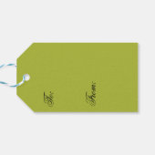 Avocado ontwerp print cadeaukaart cadeaulabel (Achterkant Horizontaal)