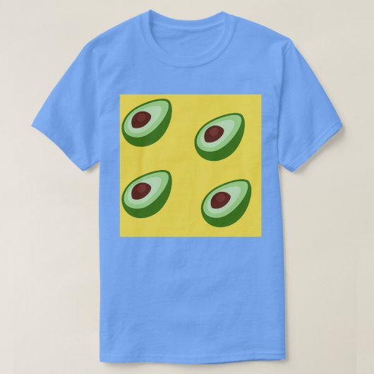 Avocado-ontwerp T-shirt (Design voorkant)