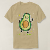 Avocado-ontwerp voor vegetariër en Vegan 8 T-shirt (Design voorkant)