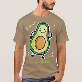 Avocado-ontwerp voor vegetariër en Vegan 8 T-shirt