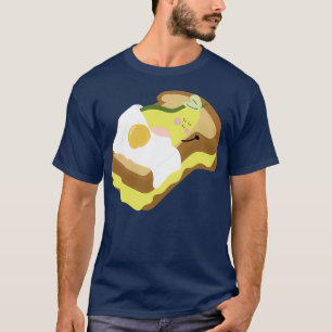 Avocado op een toast-avocado Vegan Veggies die van T-shirt