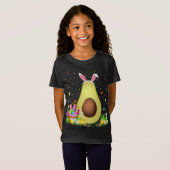Avocado paaspaaspap Hunt Bunny Avocado Pasen T-shirt (Voorkant volledig)