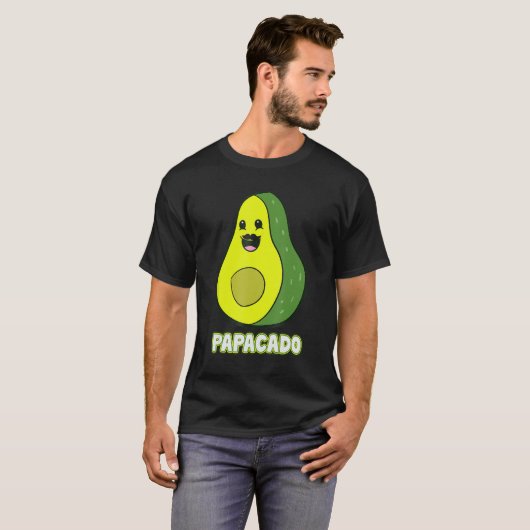 Avocado Papa Avocado Dad Avocado Papacado Father s T-shirt (Voorkant volledig)
