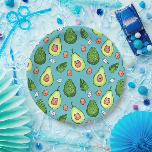 Avocado Paper Bord (Feest)