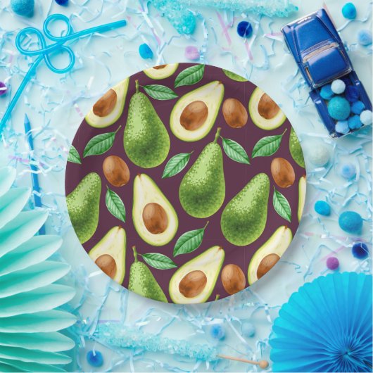 Avocado Paper Bord (Feest)