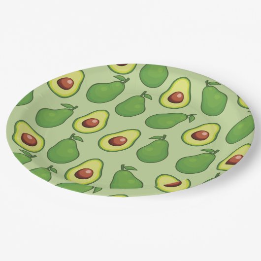 Avocado Papieren Bordje (Gekanteld)