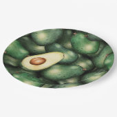 Avocado Papieren Bordje (Gekanteld)