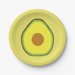 Avocado Papieren Bordje