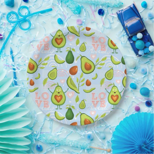 Avocado Papieren Bordje (Feest)