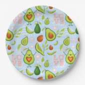 Avocado Papieren Bordje (Voorkant)