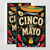 Avocado Party Briefkaart (Voorkant / Achterkant)