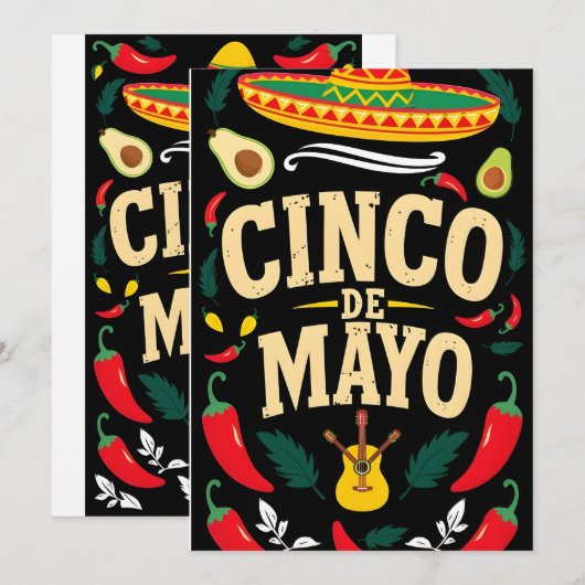 Avocado Party Briefkaart (Voorkant / Achterkant)