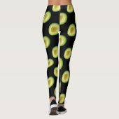 Avocado Party Zwart 4Lola Leggings (Achterkant)