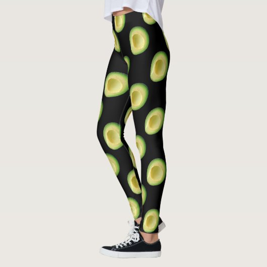 Avocado Party Zwart 4Lola Leggings (Links)