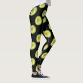 Avocado Party Zwart 4Lola Leggings (Rechts)