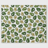 Avocado-patroon Cadeaupapier (Vlak)