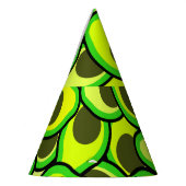 avocado-patroon feesthoedjes (Links)