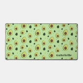 Avocado Patroon Fruit Food Naam Desk Mat (Voorkant)