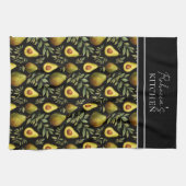 Avocado Patroon Gepersonaliseerde keuken Theedoek (Horizontaal)