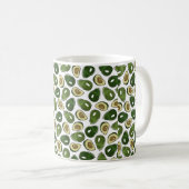 Avocado-patroon Koffiemok (Voorkant rechts)