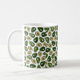 Avocado-patroon Koffiemok