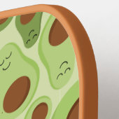 Avocado patroon met monogram pickleball paddle (Links Detail)