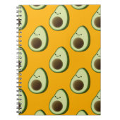 Avocado Patroon Notitieboek (Voorkant)