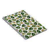 Avocado-patroon Notitieboek (Rechterzijde)