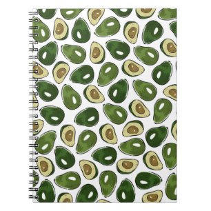 Avocado-patroon Notitieboek
