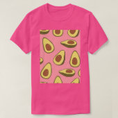  avocado-patroon t-shirt (Design voorkant)