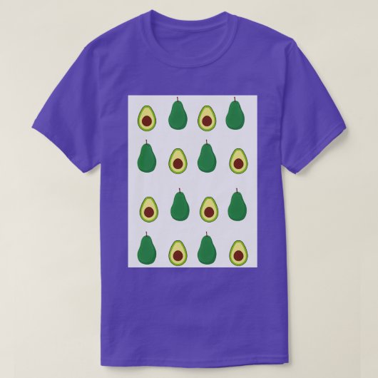 Avocado patroon White 2 T-shirt (Design voorkant)