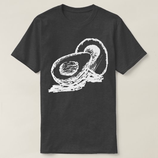 Avocado Pattern 32 T-shirt (Design voorkant)