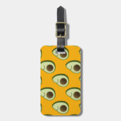 Avocado Pattern Bagagelabel (Voorkant verticaal)