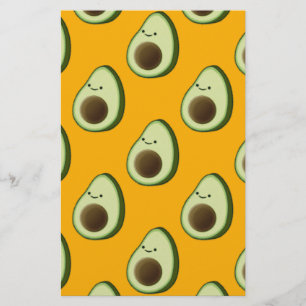 Avocado Pattern Briefpapier