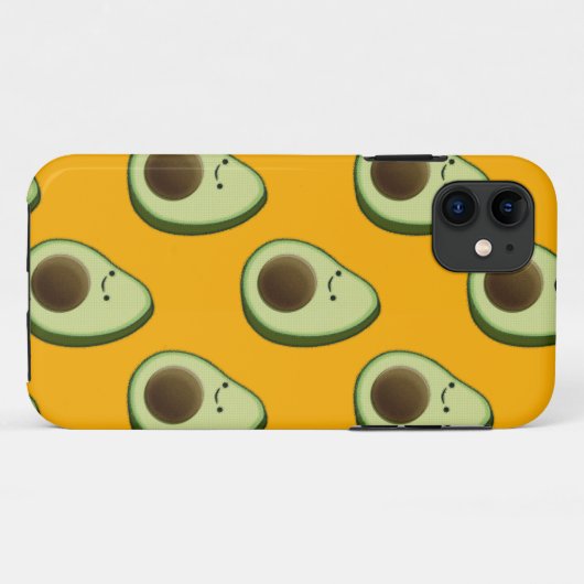 Avocado Pattern Case-Mate iPhone Case (Achterkant (horizontaal))